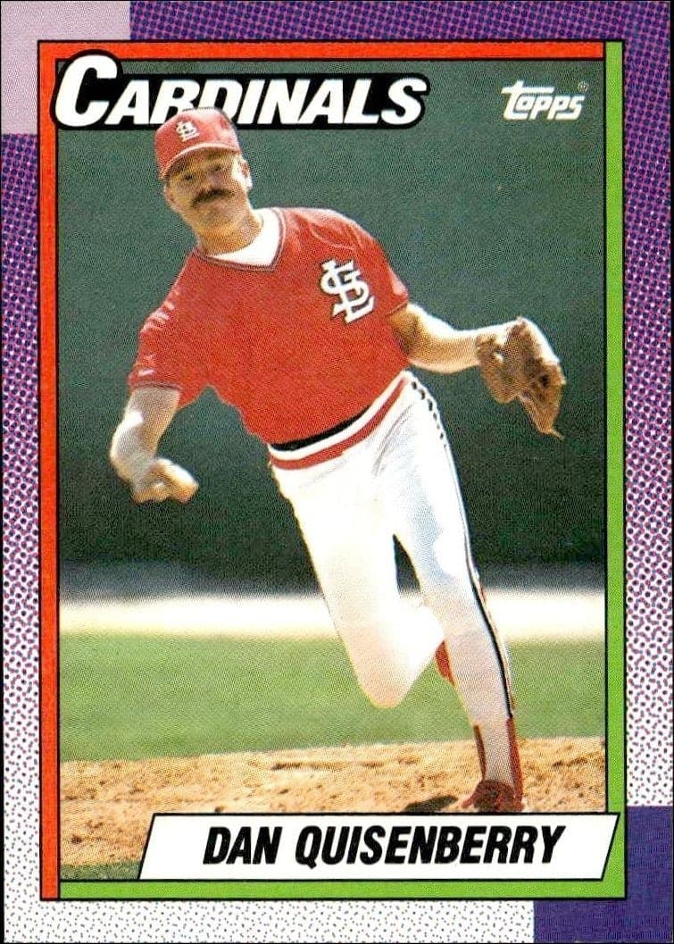 1990 Topps Dan Quisenberry #312 baseball trading card front