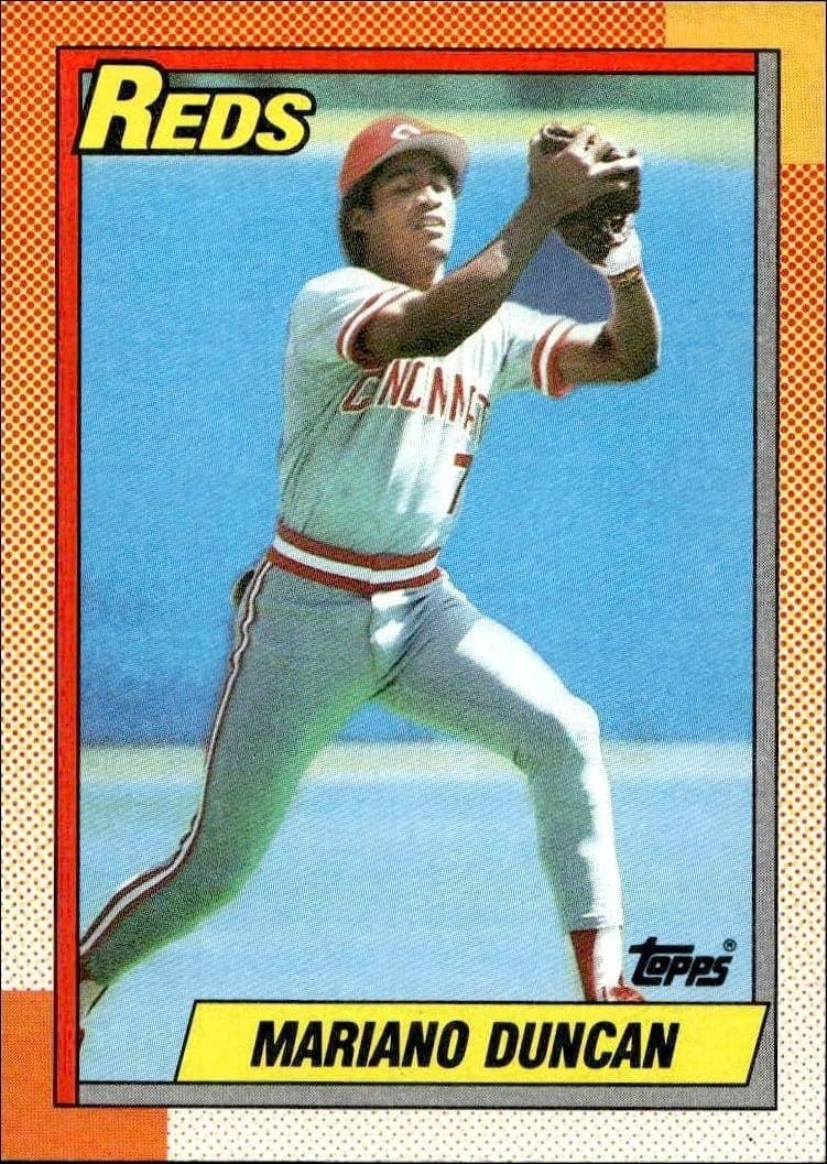 1990 Topps Mariano Duncan #234 baseball trading card front