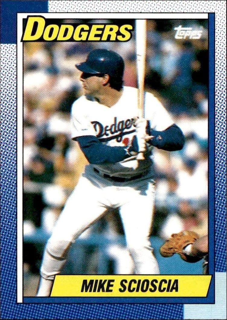 1990 Topps Mike Scioscia #605 trading card