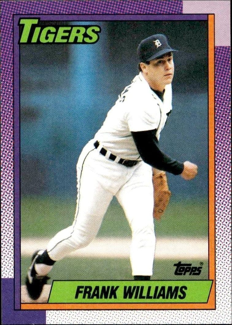 1990 Topps Frank Williams #599 trading card