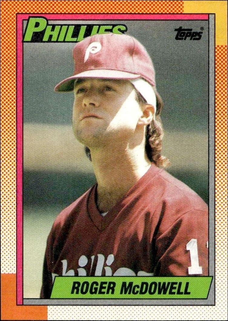 1990 Topps Roger McDowell #625 trading card