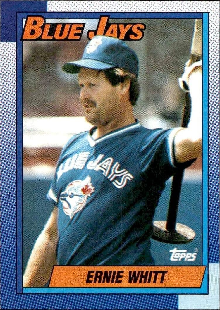 1990 Topps Ernie Whitt #742 baseball trading card front
