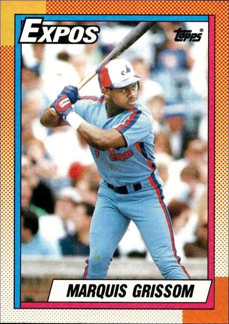 1990 Topps Marquis Grissom #714 trading card