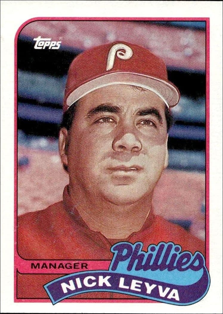 1989 Topps Nick Leyva #74 baseball trading card front