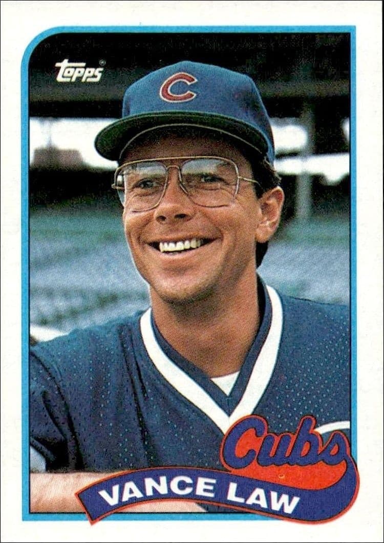 1989 Topps Vance Law #501 trading card