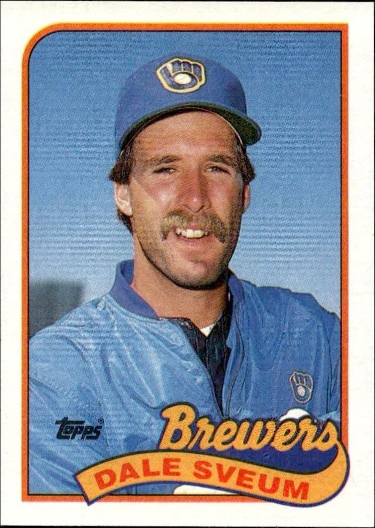 1989 Topps Dale Sveum #12 trading card