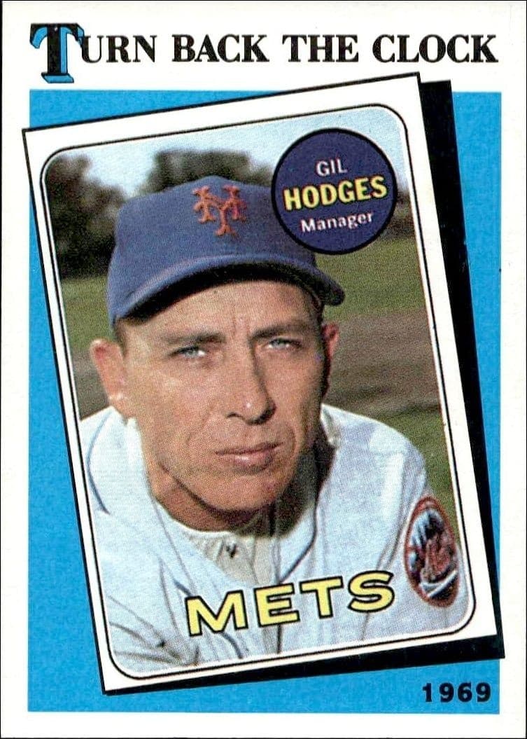 1989 Topps Gil Hodges #664 baseball trading card front