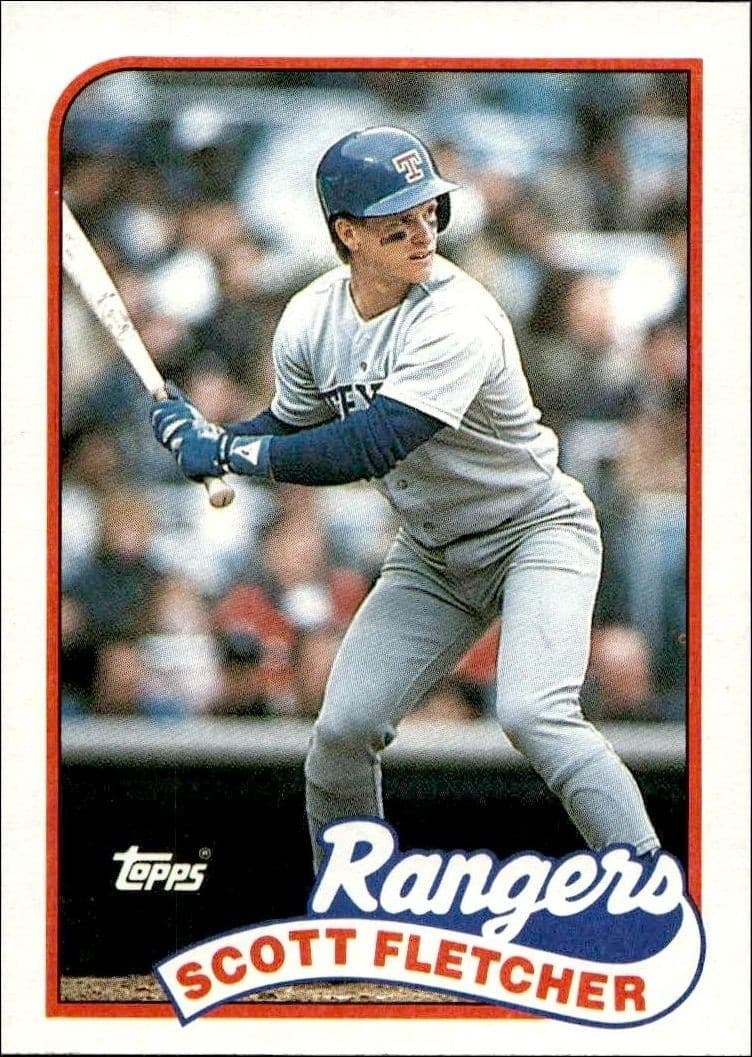 1989 Topps Scott Fletcher #295 trading card