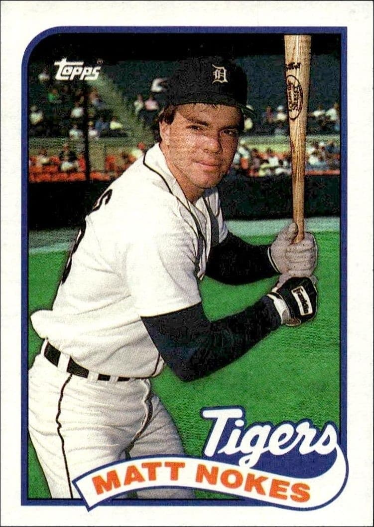 1989 Topps Matt Nokes #445 trading card