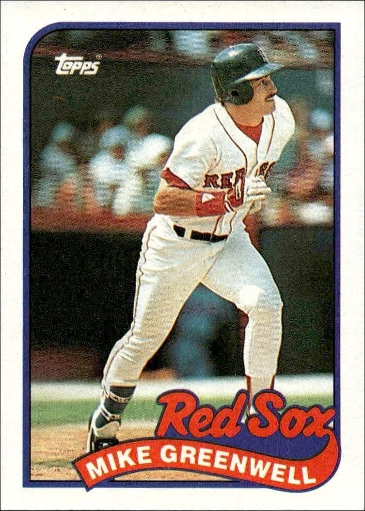 1989 Topps Mike Greenwell #630 trading card