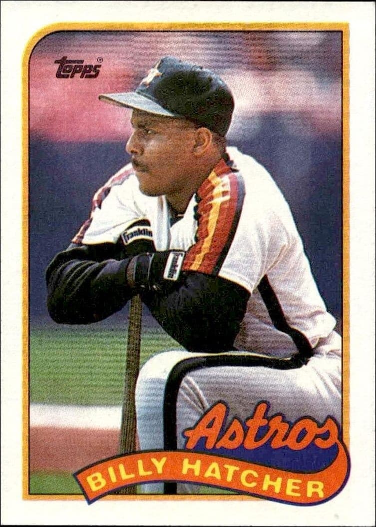 1989 Topps Billy Hatcher #252 trading card