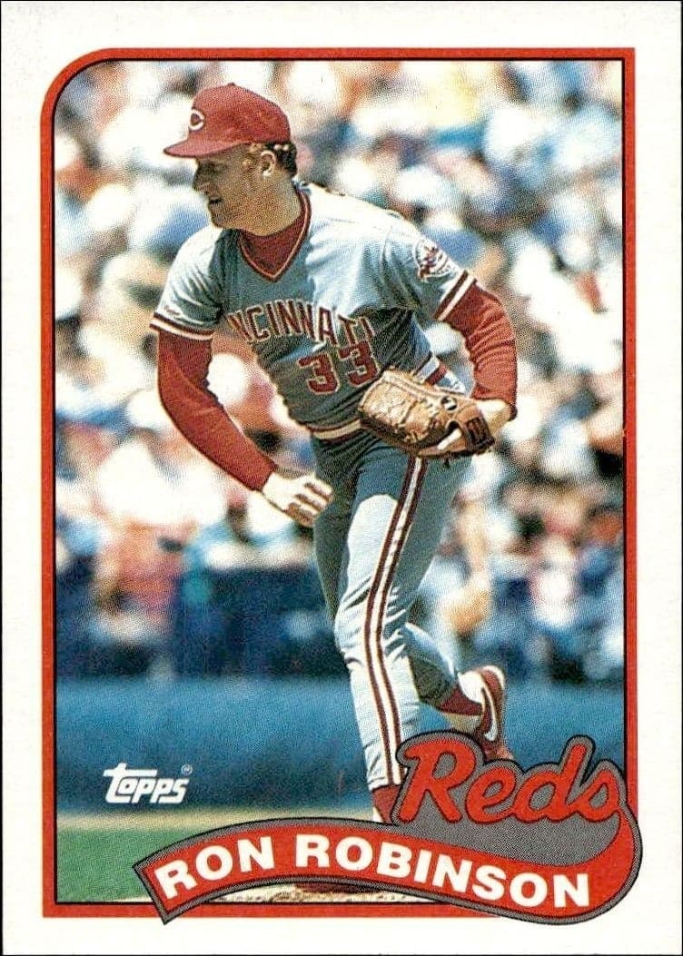 1989 Topps Ron Robinson #16 trading card