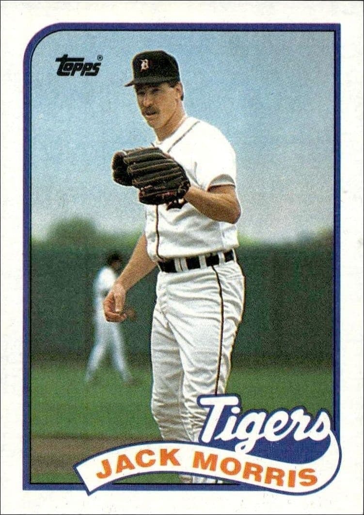 1989 Topps Jack Morris #645 trading card