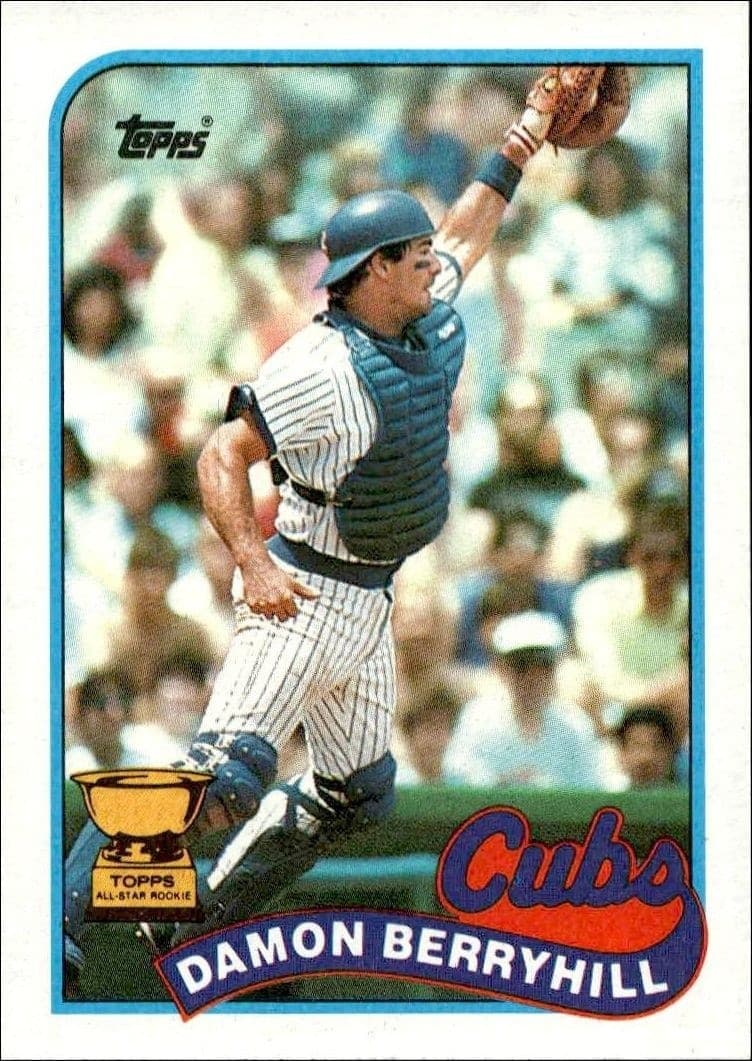 1989 Topps Damon Berryhill #543 trading card