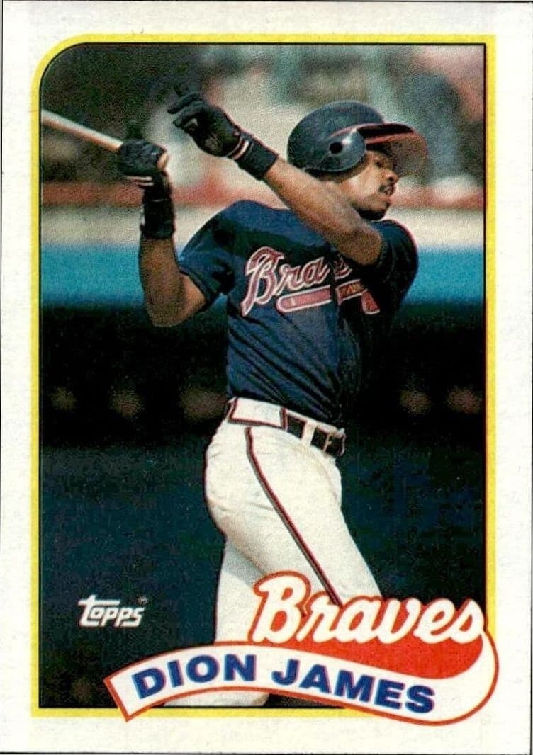 1989 Topps Dion James #678 trading card