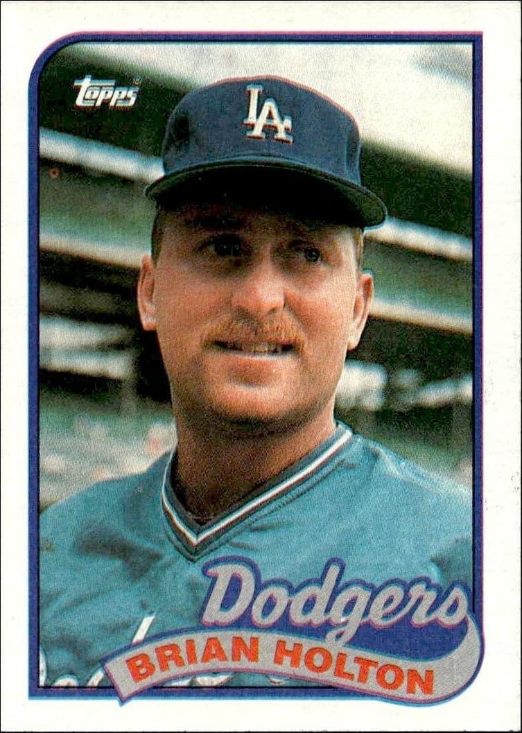 1989 Topps Brian Holton #368 baseball trading card front