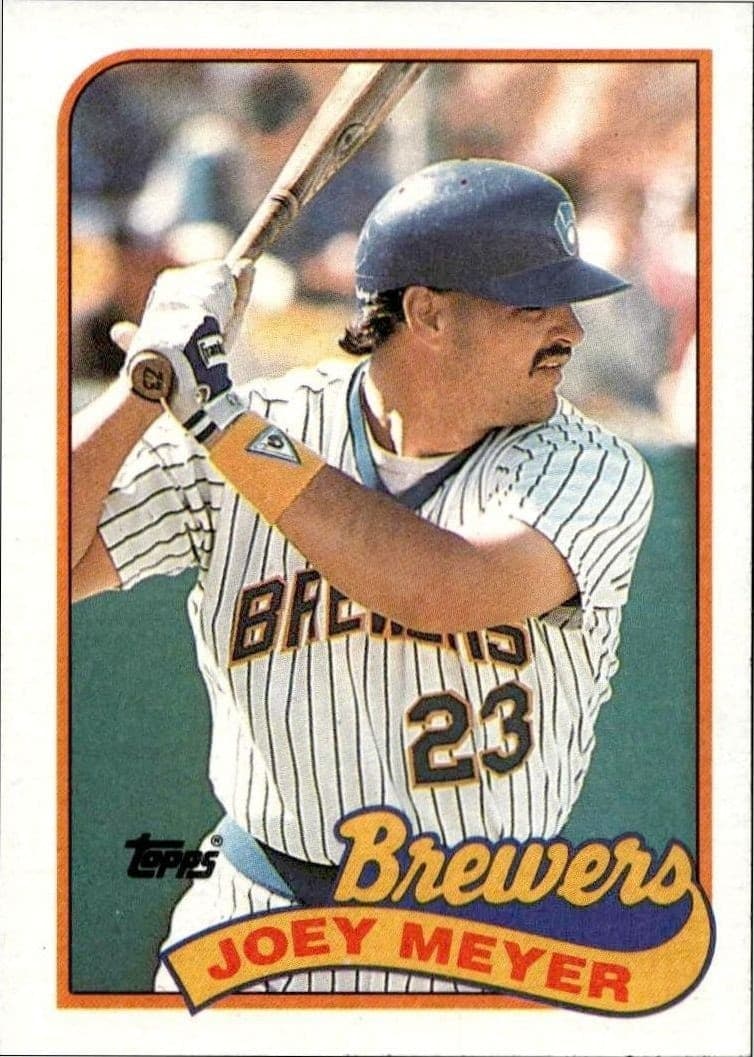 1989 Topps Joey Meyer #136 baseball trading card front