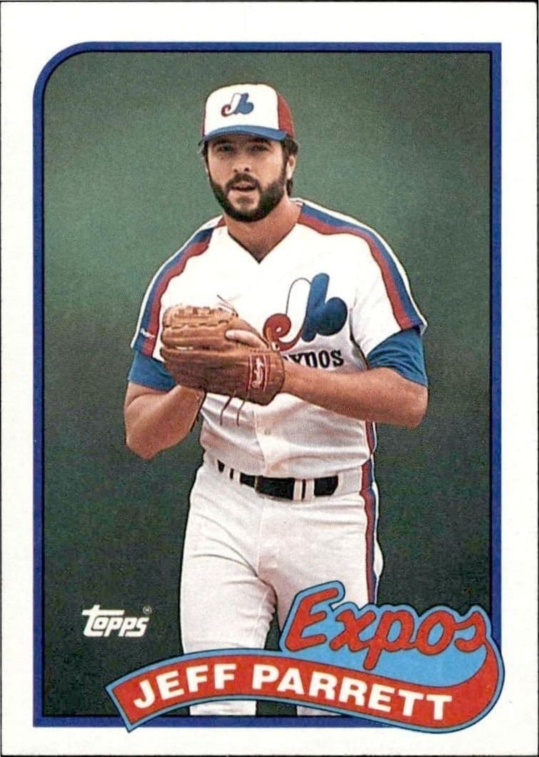 1989 Topps Jeff Parrett #176 trading card