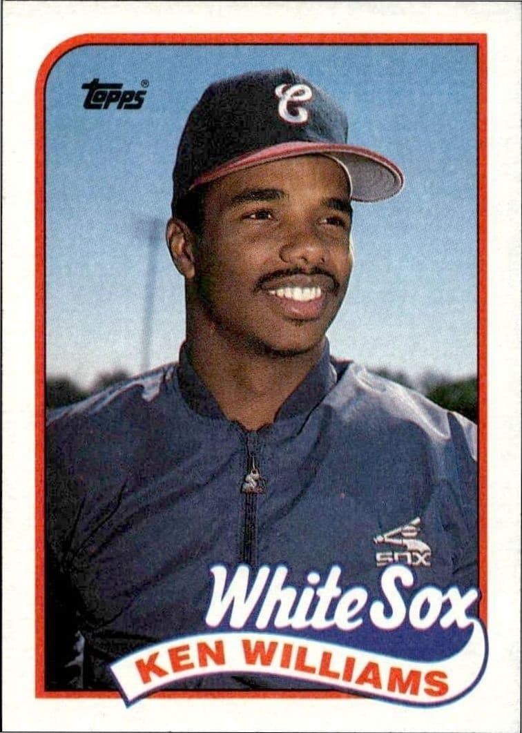 1989 Topps Ken Williams #34 baseball trading card front