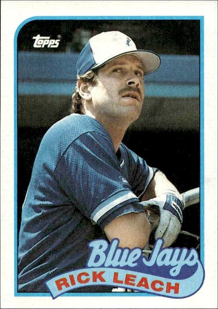 1989 Topps Rick Leach #682 baseball trading card front