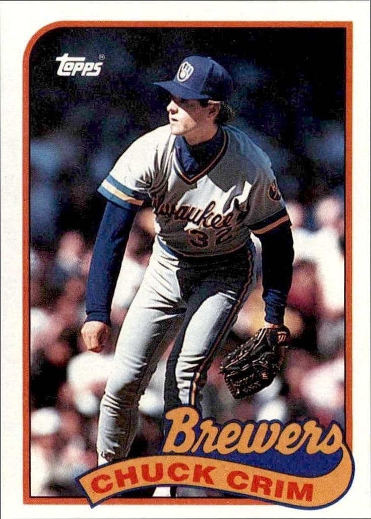 1989 Topps Chuck Crim #466 trading card