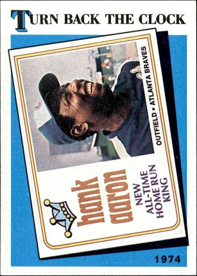 1989 Topps Hank Aaron #663 trading card