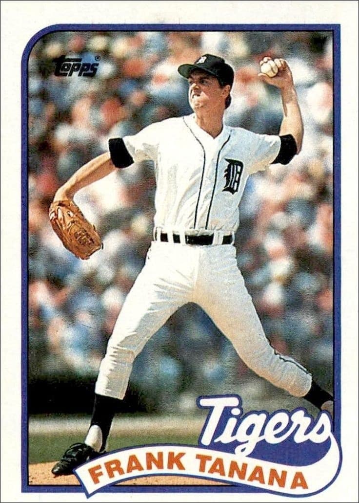 1989 Topps Frank Tanana #603 trading card