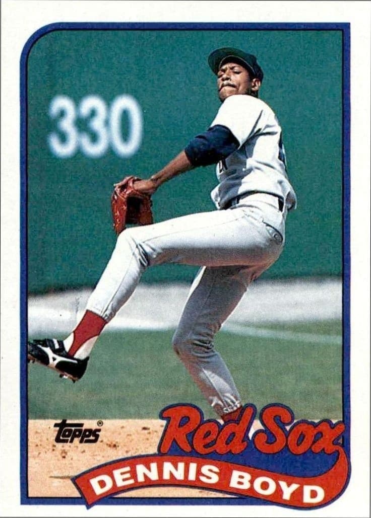 1989 Topps Dennis Boyd #326 trading card