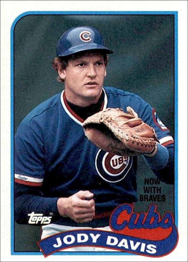 1989 Topps Jody Davis #115 trading card