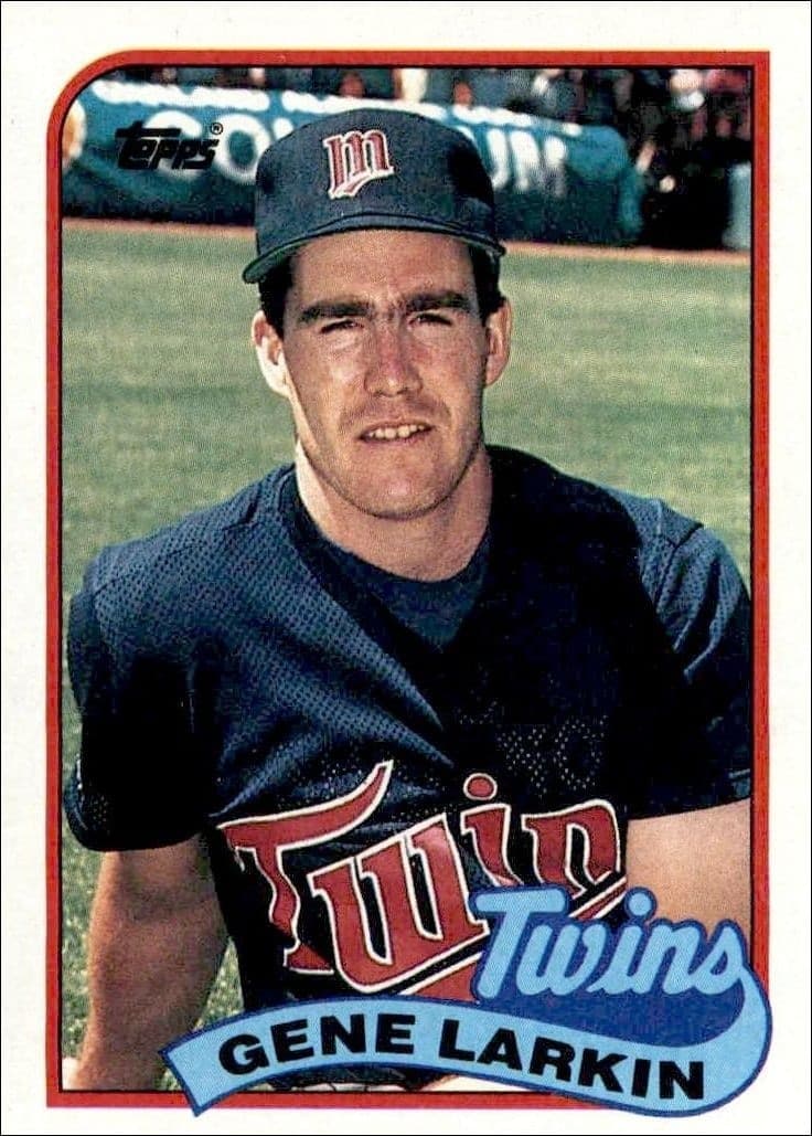 1989 Topps Gene Larkin #318 trading card