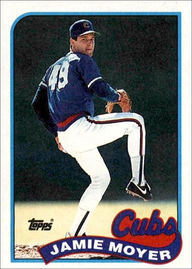 1989 Topps Jamie Moyer #717 trading card