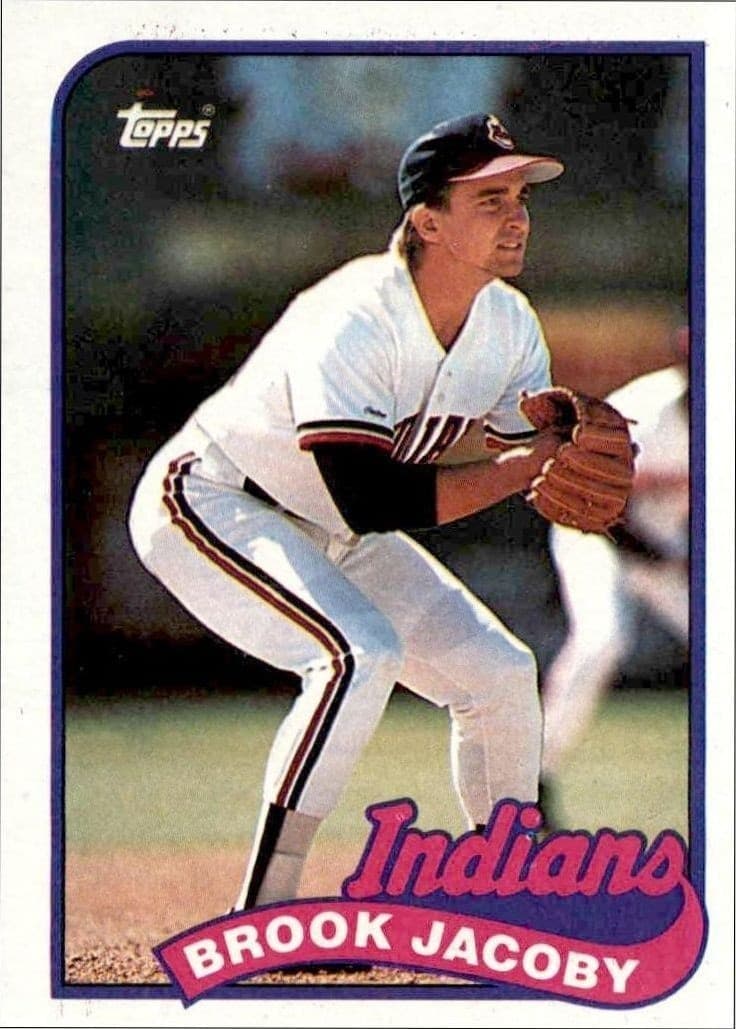 1989 Topps Brook Jacoby #739 trading card