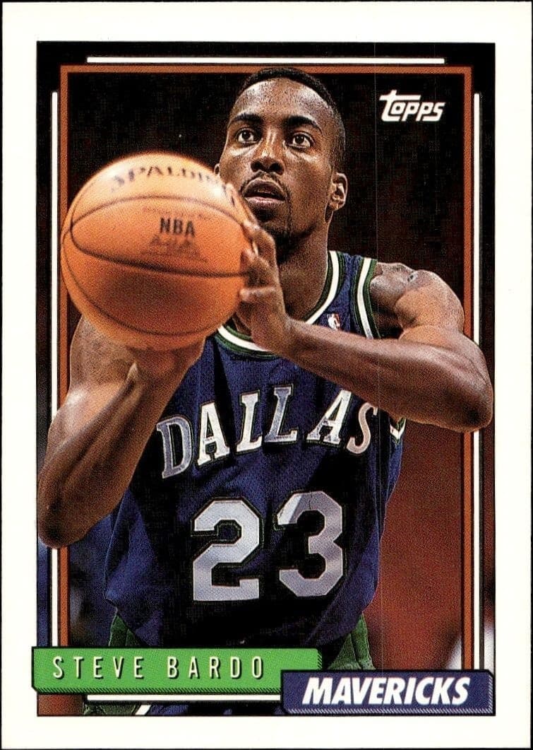 1992-93 Topps Steve Bardo #307 trading card