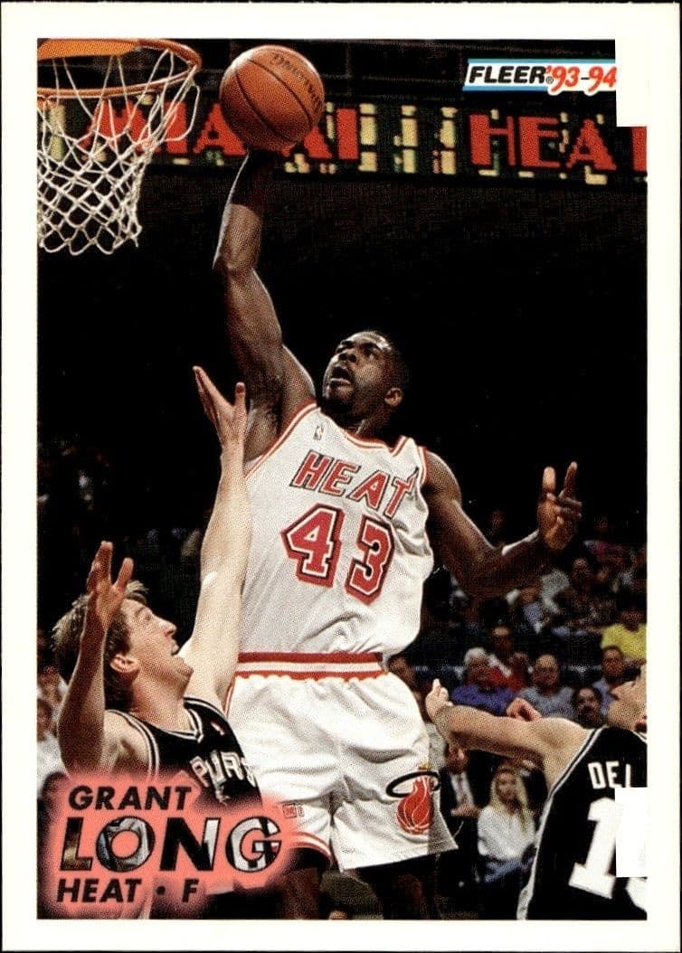 1993-94 Fleer Grant Long #107 trading card