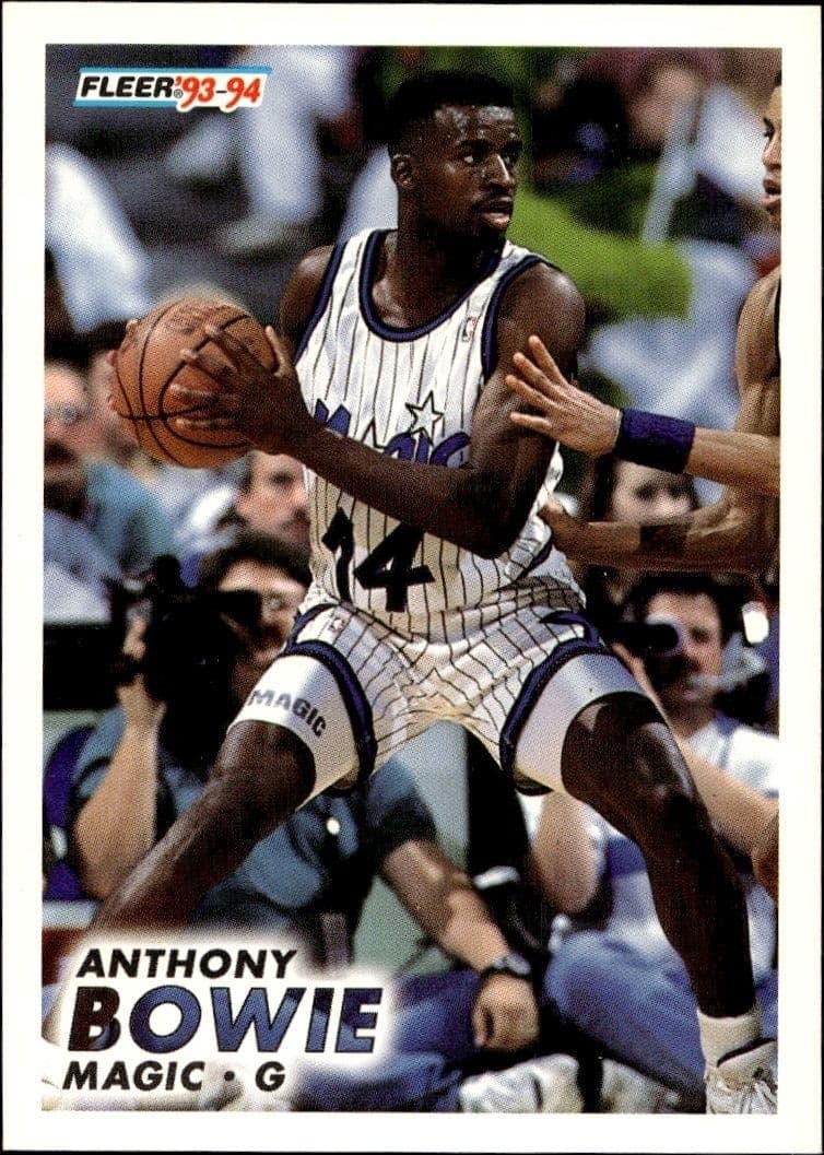 1993-94 Fleer Anthony Bowie #148 trading card