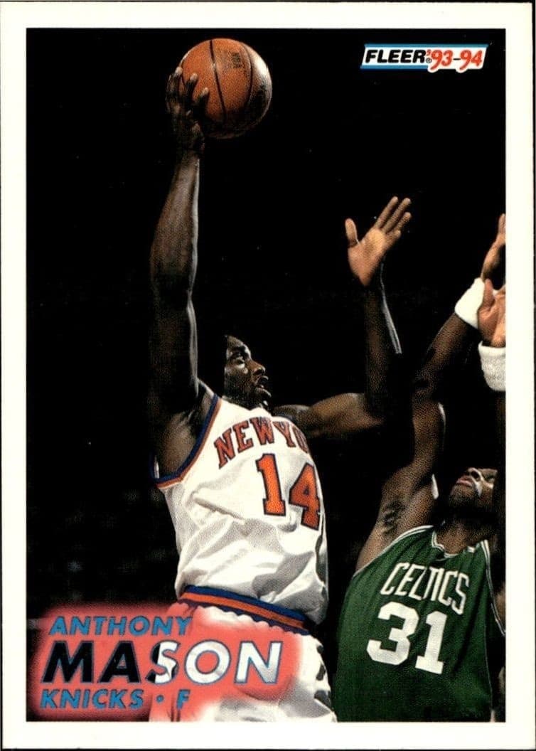 1993-94 Fleer Anthony Mason #142 trading card