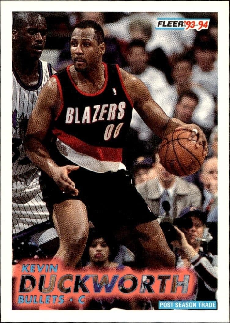 1993-94 Fleer Kevin Duckworth #174 trading card