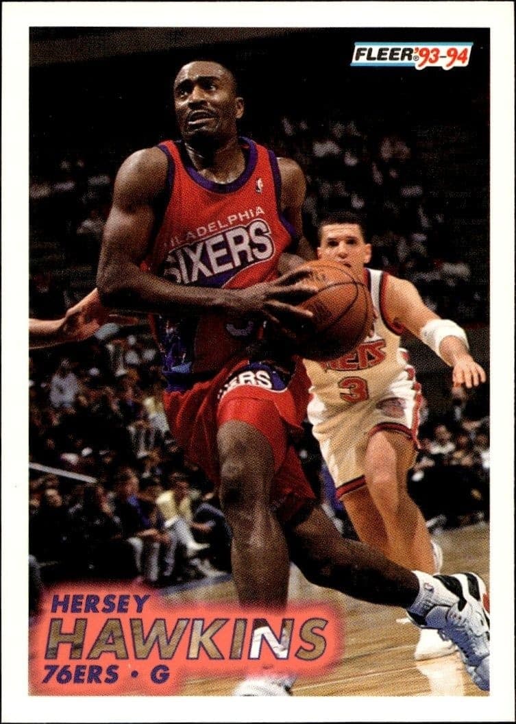 1993-94 Fleer Hersey Hawkins #157 trading card