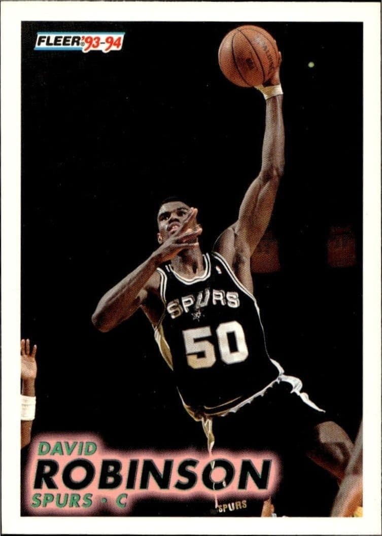 1993-94 Fleer David Robinson #196 trading card