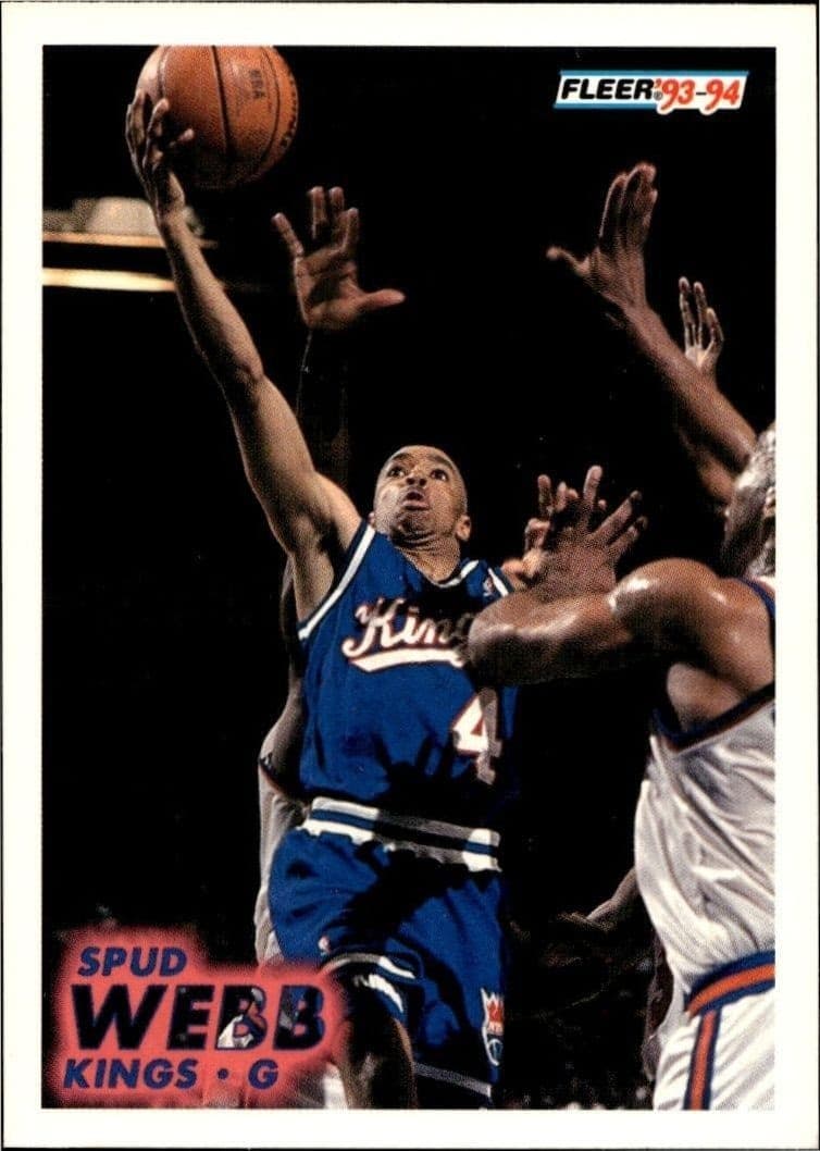 1993-94 Fleer Spud Webb #186 trading card
