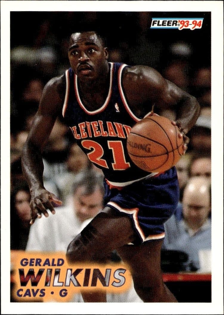 1993-94 Fleer Gerald Wilkins #41 trading card