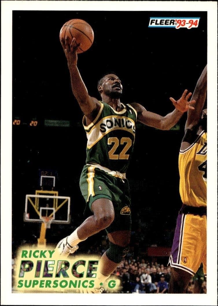 1993-94 Fleer Ricky Pierce #204 trading card
