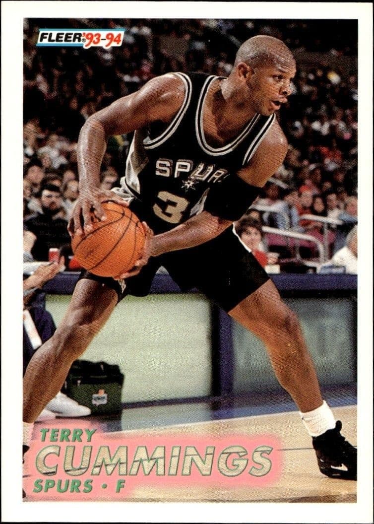1993-94 Fleer Terry Cummings #189 trading card