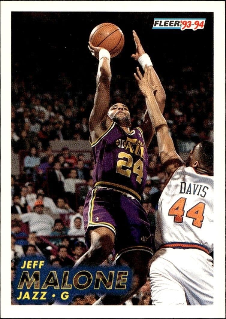 1993-94 Fleer Jeff Malone #210 trading card