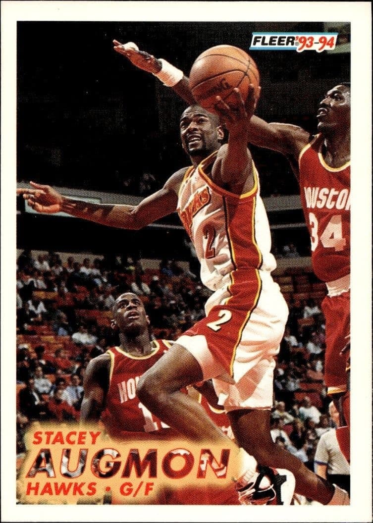 1993-94 Fleer Stacey Augmon #1 trading card
