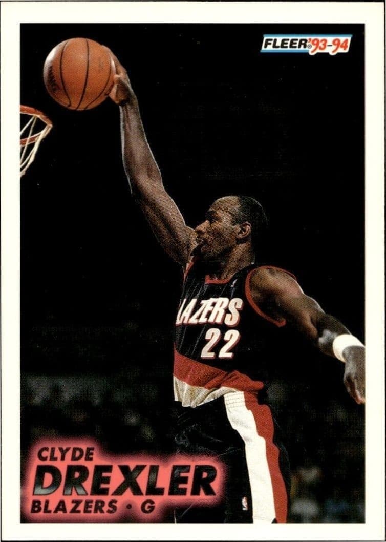 1993-94 Fleer Clyde Drexler #173 trading card