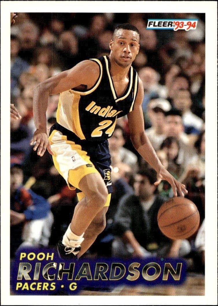 1993-94 Fleer Pooh Richardson #87 trading card