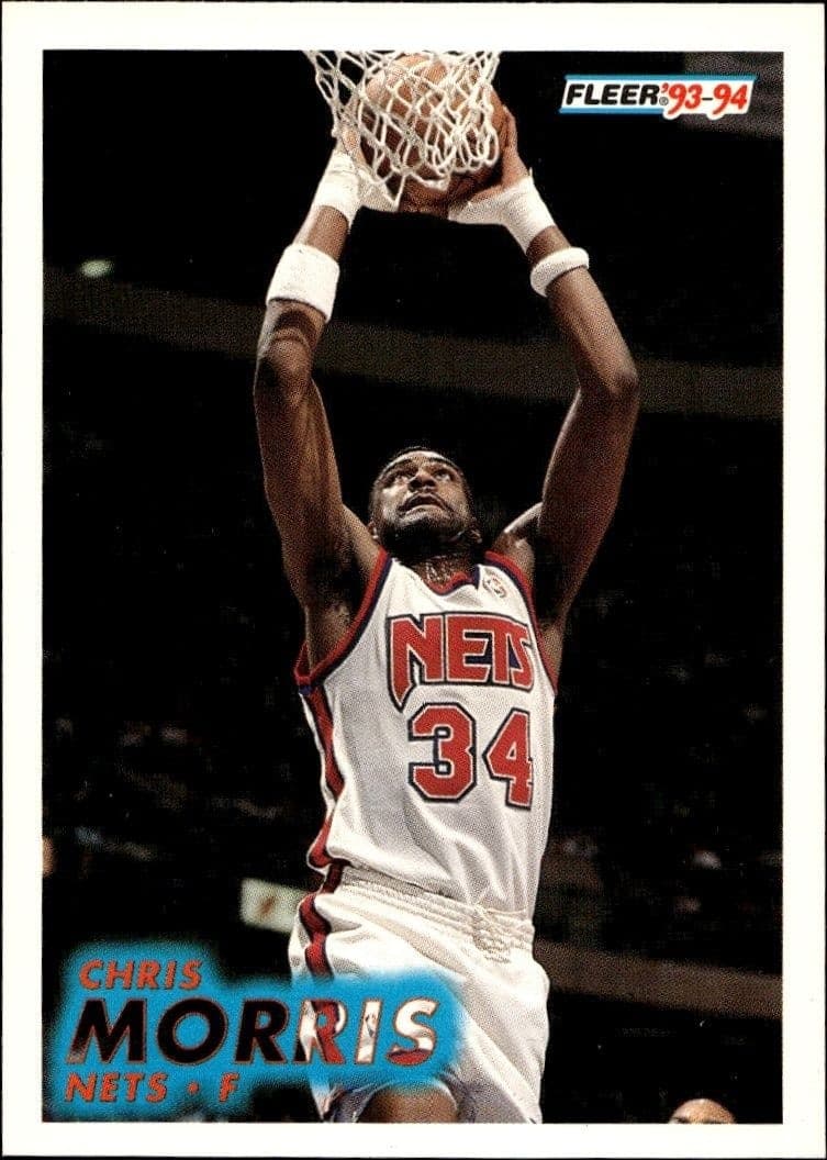 1993-94 Fleer Chris Morris #135 trading card
