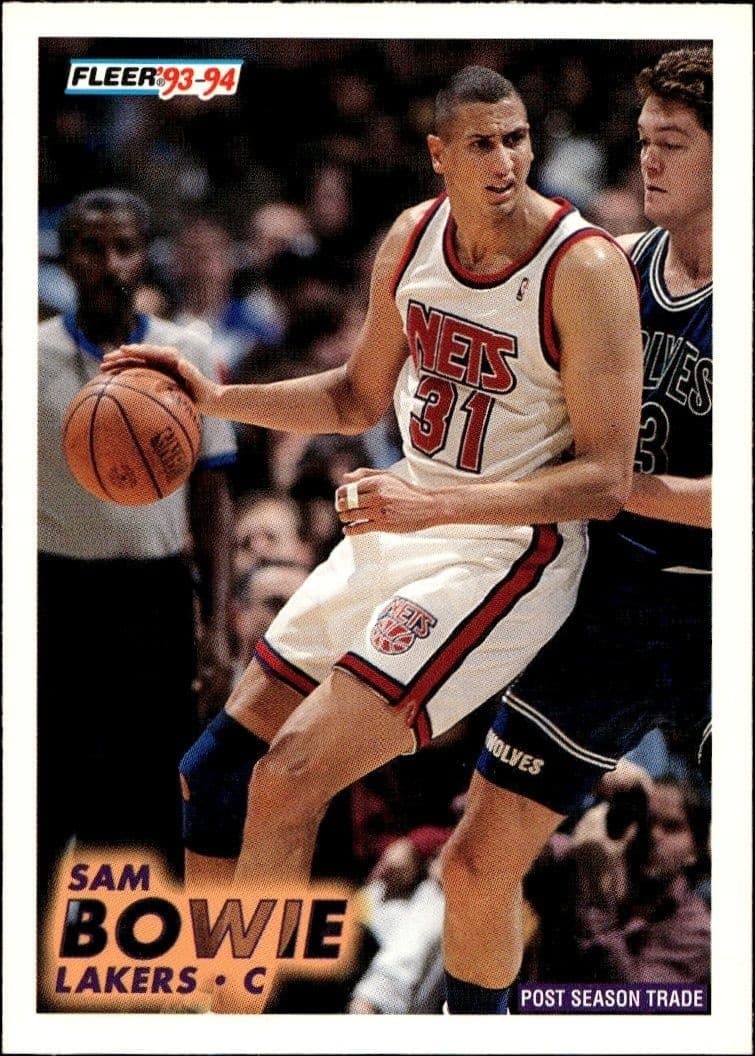 1993-94 Fleer Sam Bowie #131 trading card