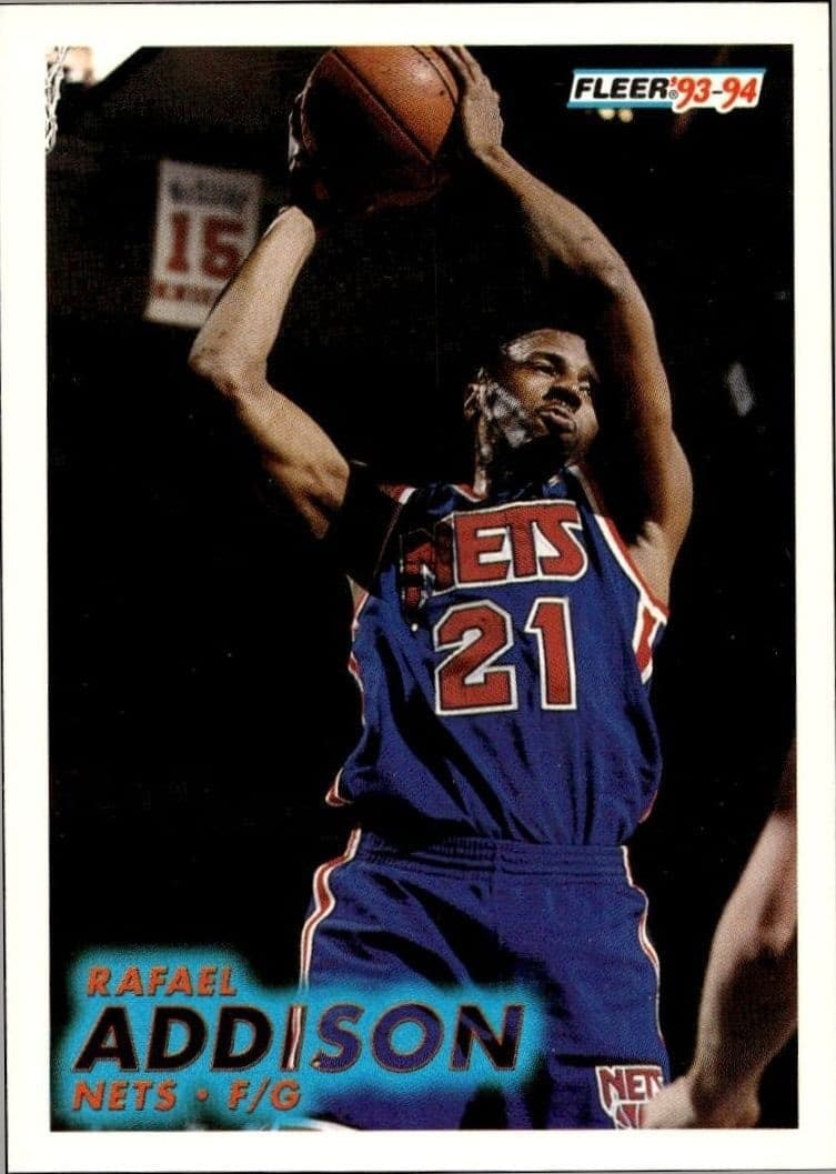 1993-94 Fleer Rafael Addison #129 trading card